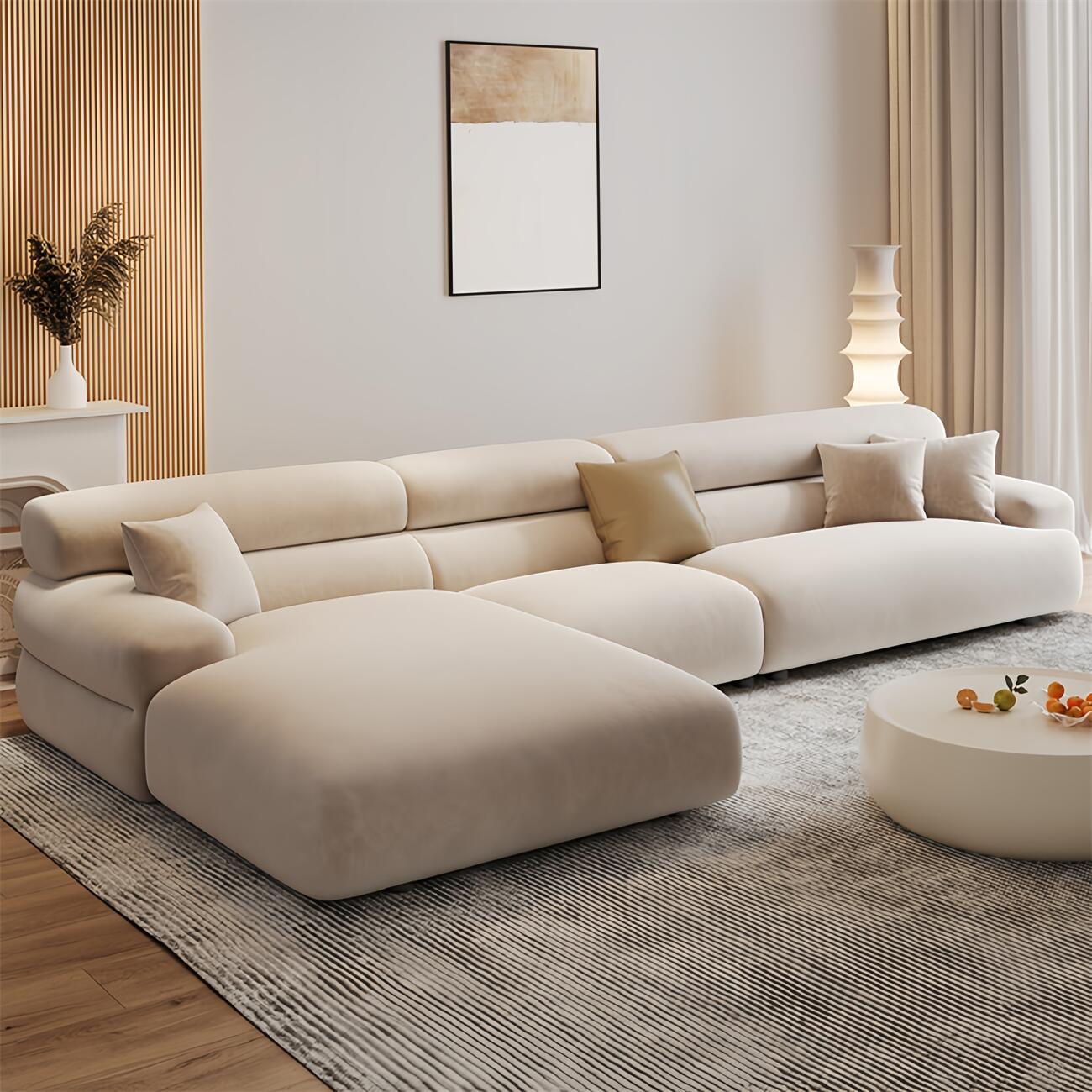 Modern L-Shaped Sofa - View 3