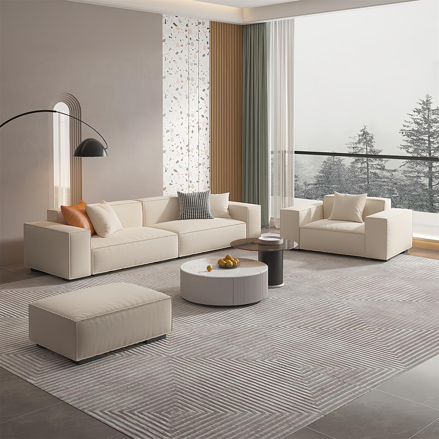 Luxury Velvet Sofa - View 3